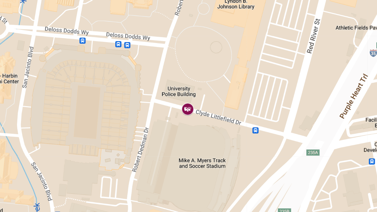 Collision With Injuries at 901 Clyde Littlefield Dr Near UT Austin