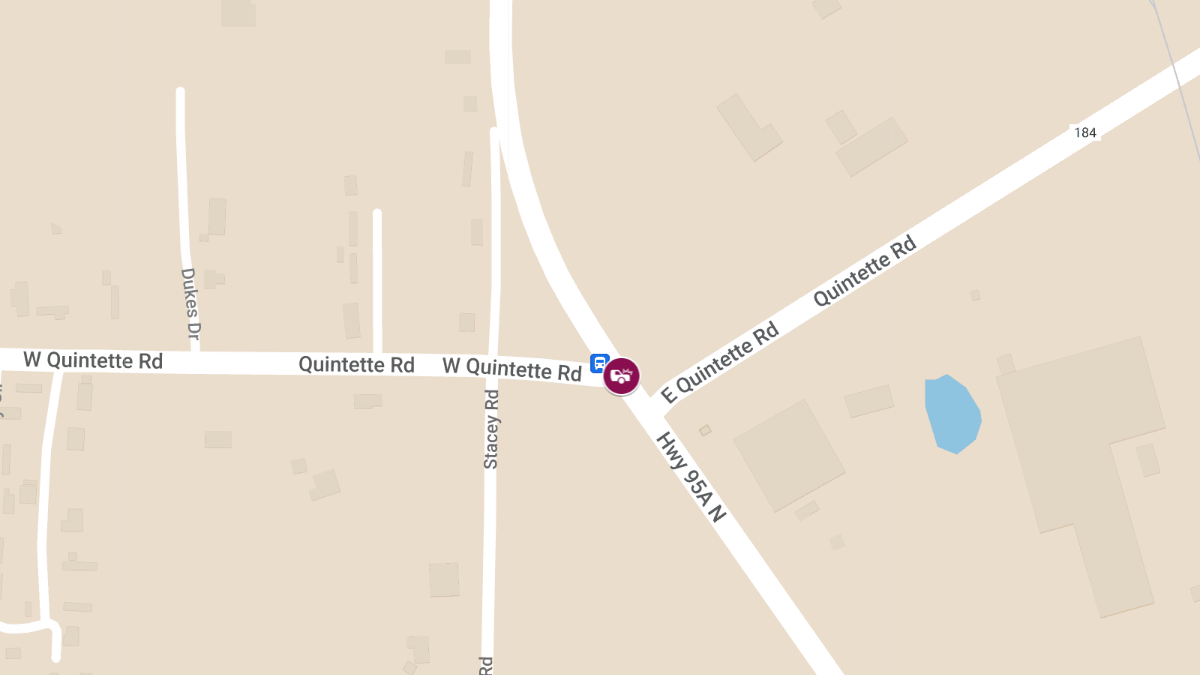 Collision With Injuries at CR-95A & E Quintette Rd
