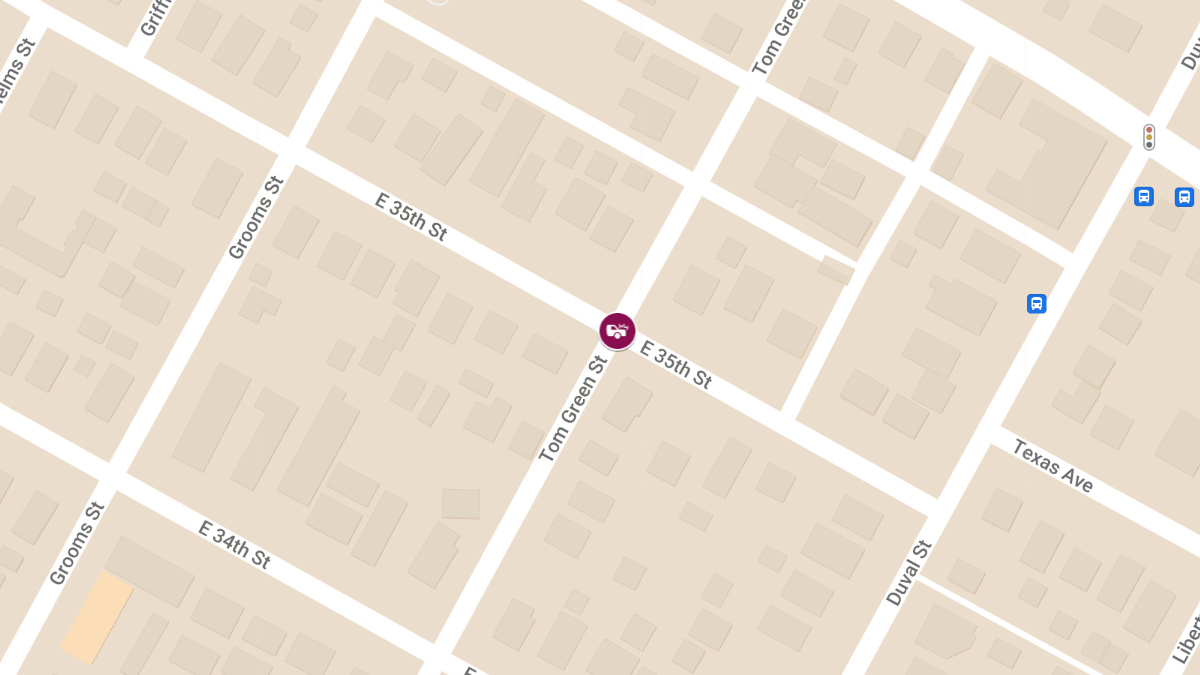 Collision With Injuries at E 35th St and Tom Green St