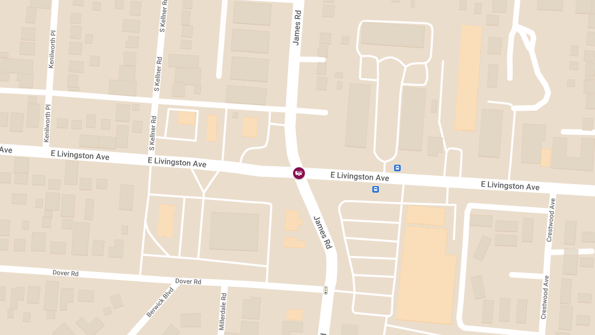 Collision With Injuries at E Livingston Ave & S James Rd