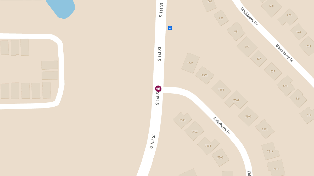 Collision With Injuries at Elderberry Dr & S 1st St