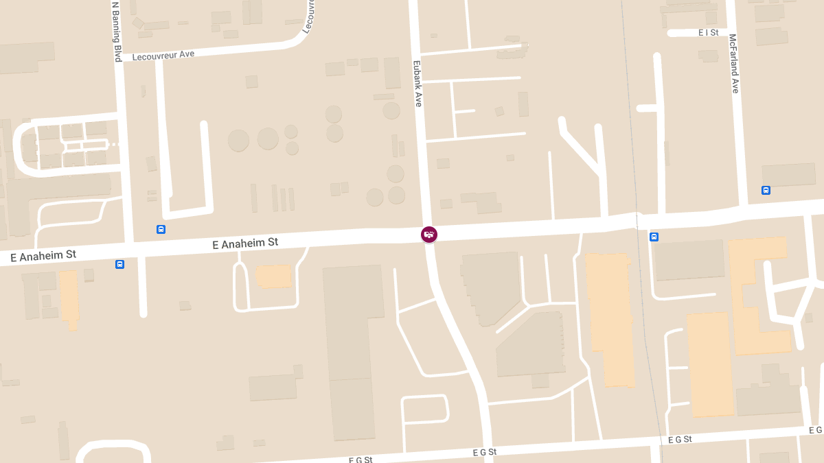 Collision With Injuries at Eubank Ave & E Anaheim St