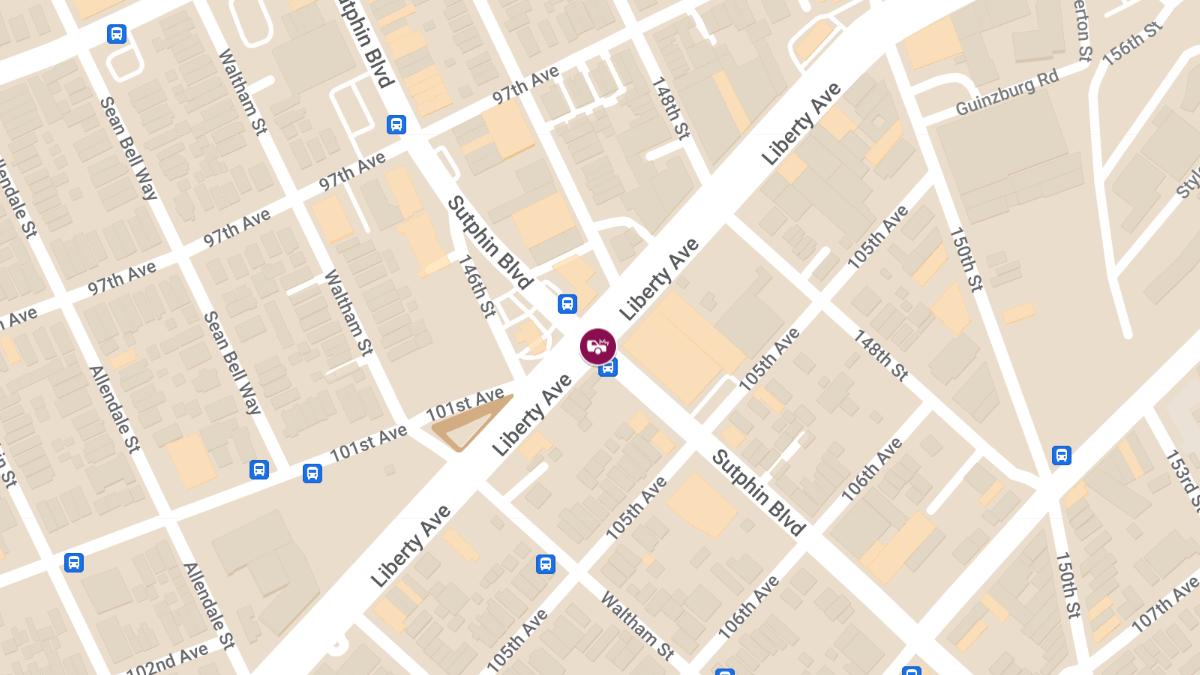 Collision With Injuries at Liberty Ave & Sutphin Blvd in Jamaica