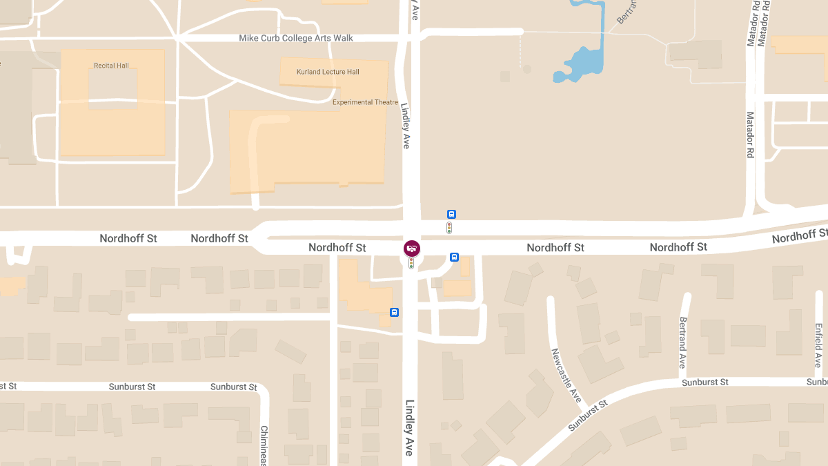 Collision With Injuries at Lindley Ave & Nordhoff St