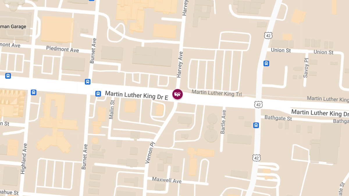 Collision With Injuries at Martin Luther King Dr E & Harvey Ave