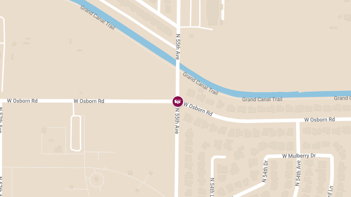 Collision With Injuries at N 55th Ave & W Osborn Rd