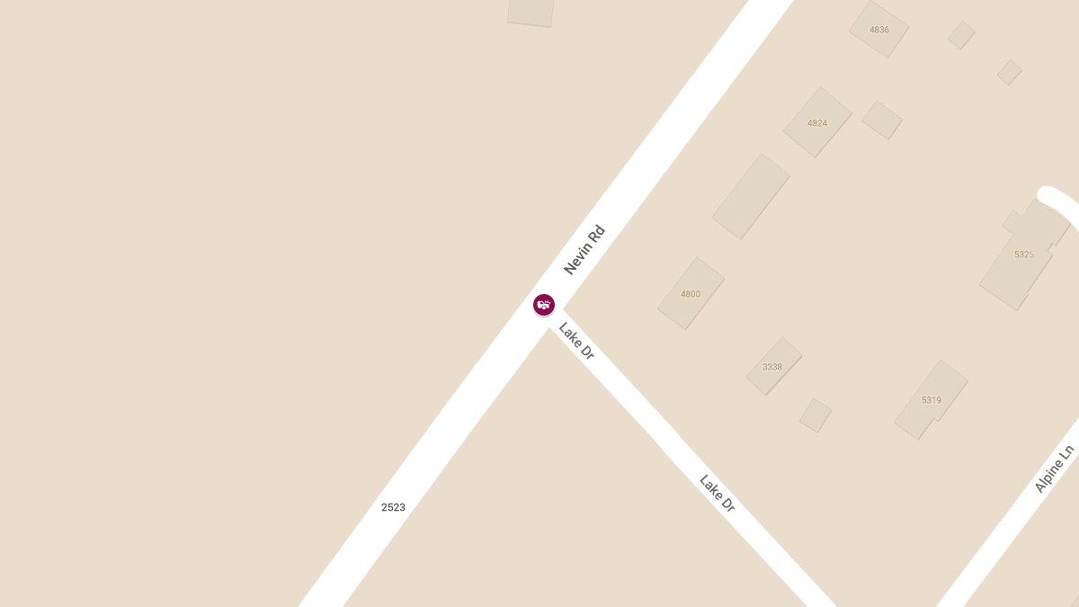 Collision With Injuries at Nevin Rd & Lake Dr