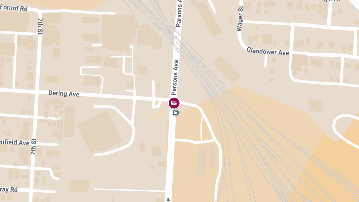 Collision With Injuries at Parsons Ave & Dering Ave