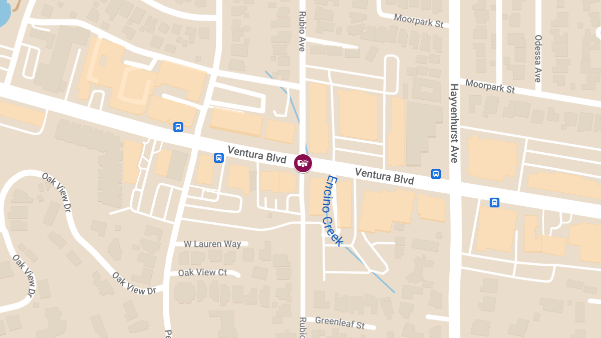 Collision With Injuries at Rubio Ave & Ventura Blvd