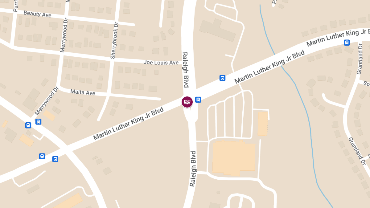 Collision With Injuries at S Raleigh Blvd & Martin Luther King Jr Blvd