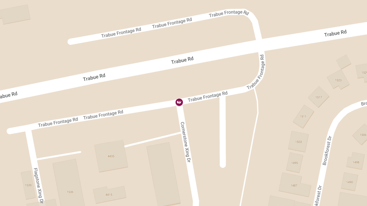 Collision With Injuries at Trabue Frontage Rd & Cornerstone Crossing Dr