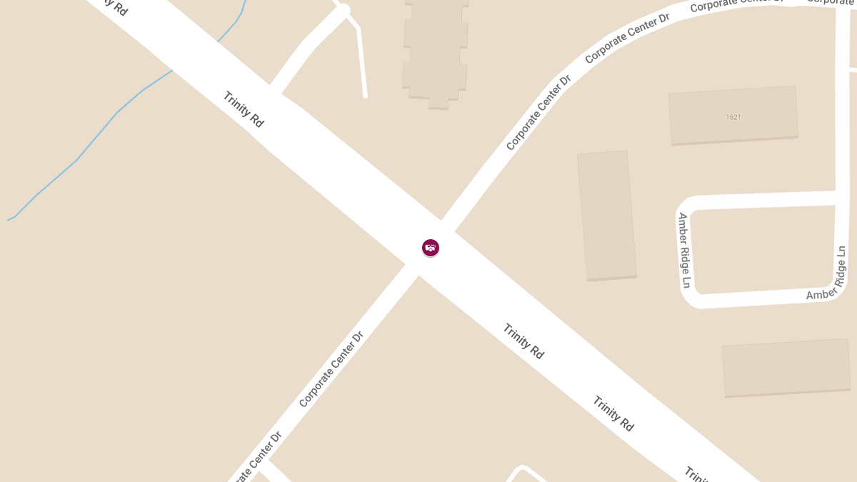 Collision With Injuries at Trinity Rd and Corporate Center Dr