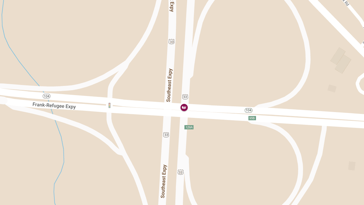 Collision With Injuries at US-33 W & OH-104