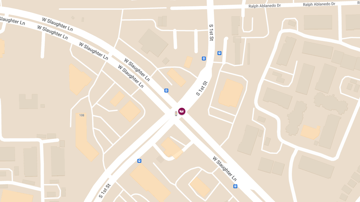 Collision With Injuries at W Slaughter Ln & S 1st St