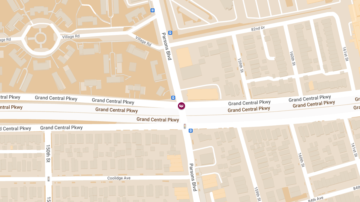 Collision With Injuries on Grand Central Parkway W at Parsons Blvd