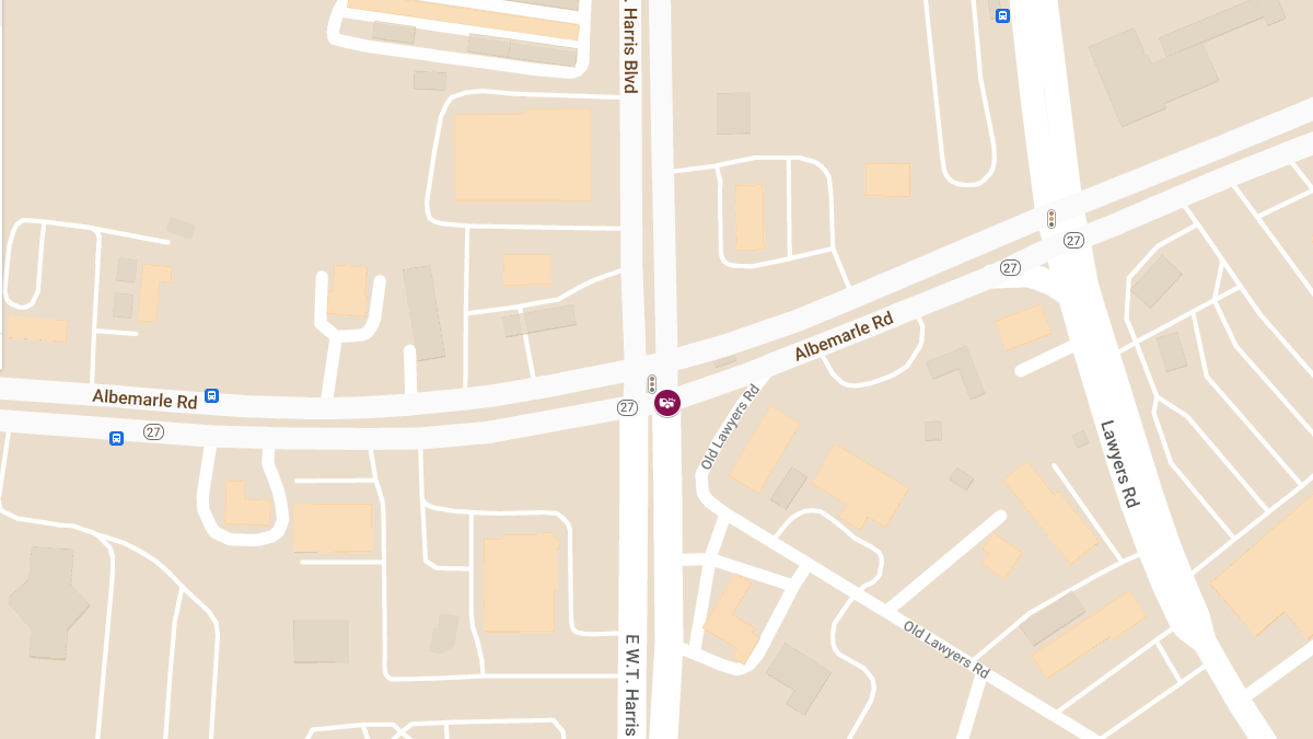 Collision at Albemarle Rd & E W T Harris Blvd Results in Injuries