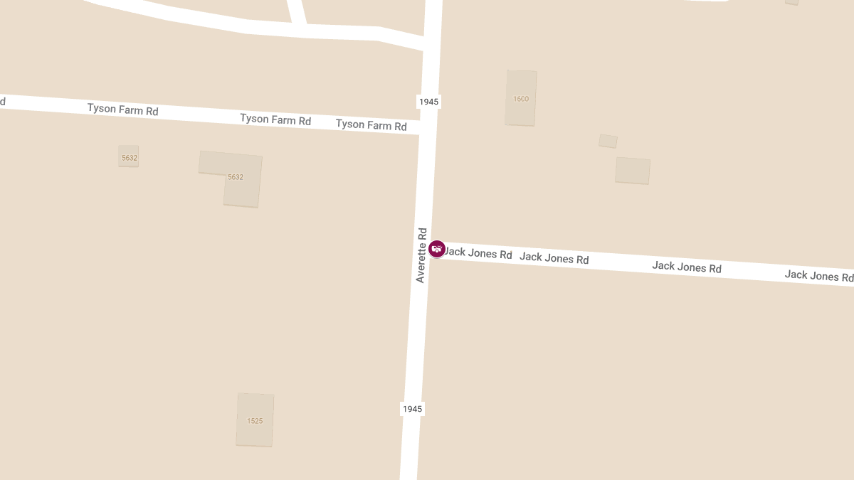 Collision at Averette Rd & Jack Jones Rd Causes Injuries