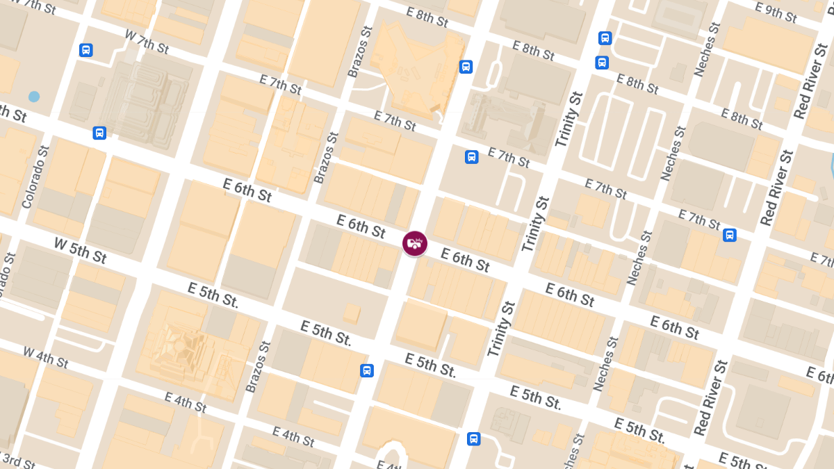 Collision at E 6th St and San Jacinto Blvd Causes Injuries