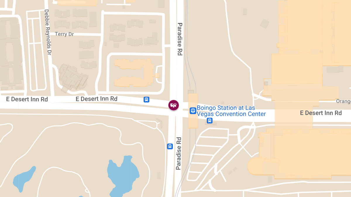 Collision at E Desert Inn Rd & Paradise Rd Leads to Injuries