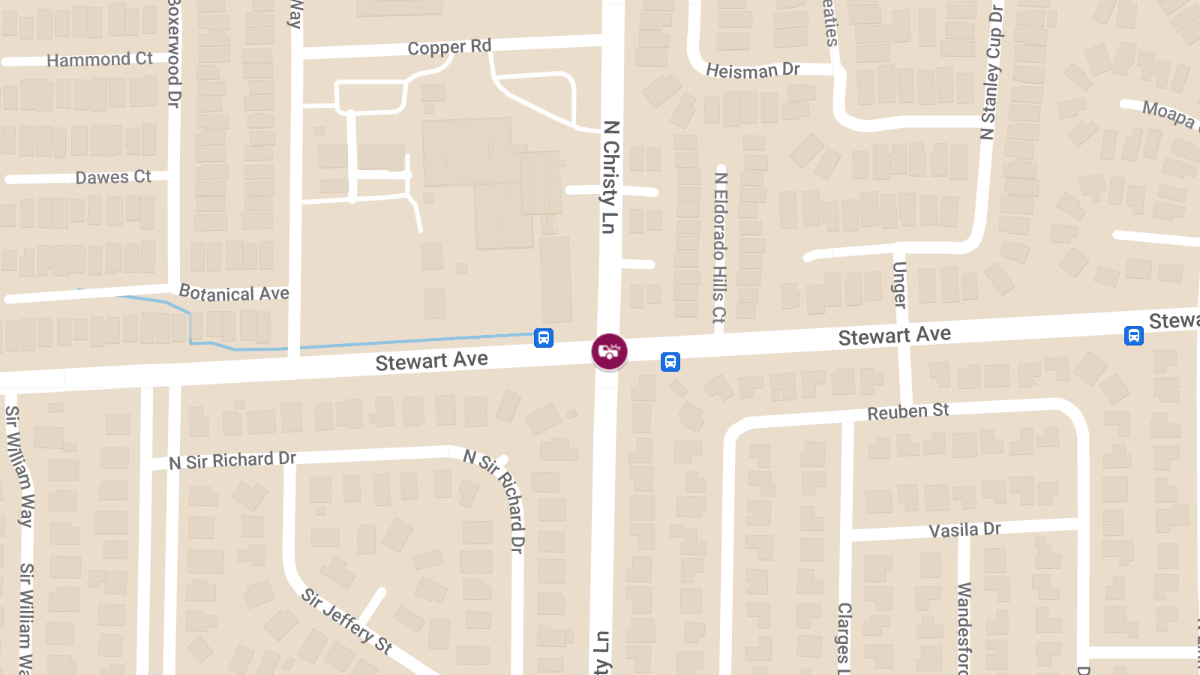 Collision at N Christy Ln & Stewart Ave Results in Injuries