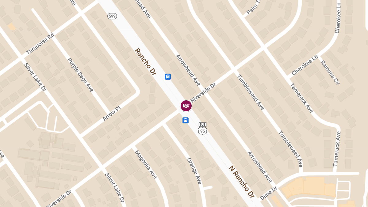 Collision at N Rancho Dr & Riverside Dr Causes Injuries