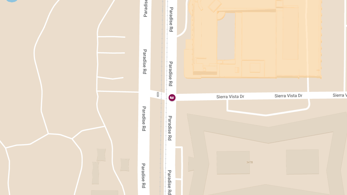 Collision at Paradise Rd & Sierra Vista Dr Causes Injuries