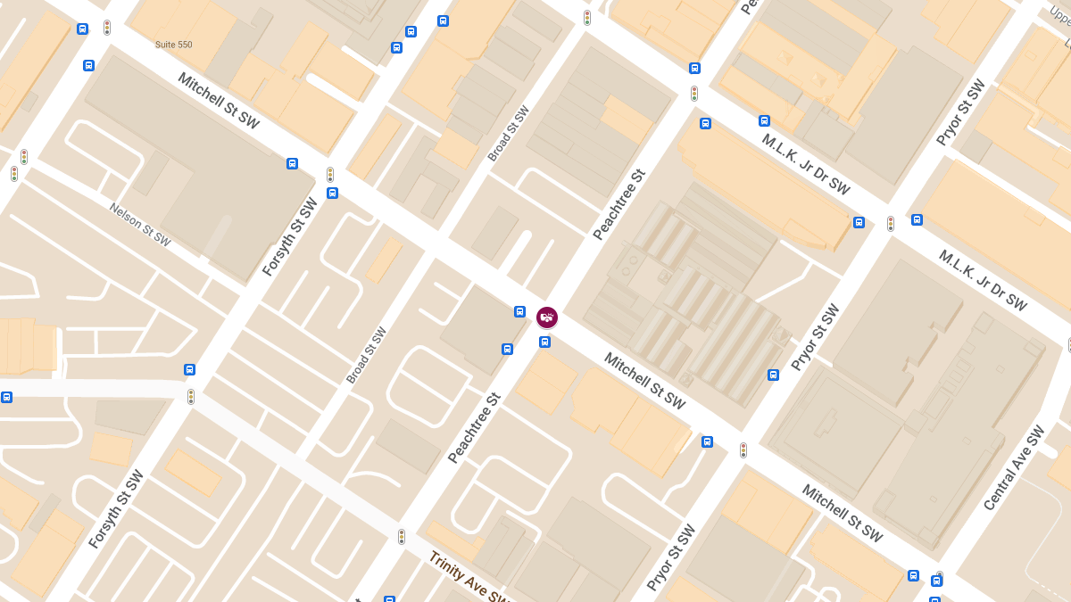 Collision at Peachtree St SW & Mitchell St SW Causes Injuries