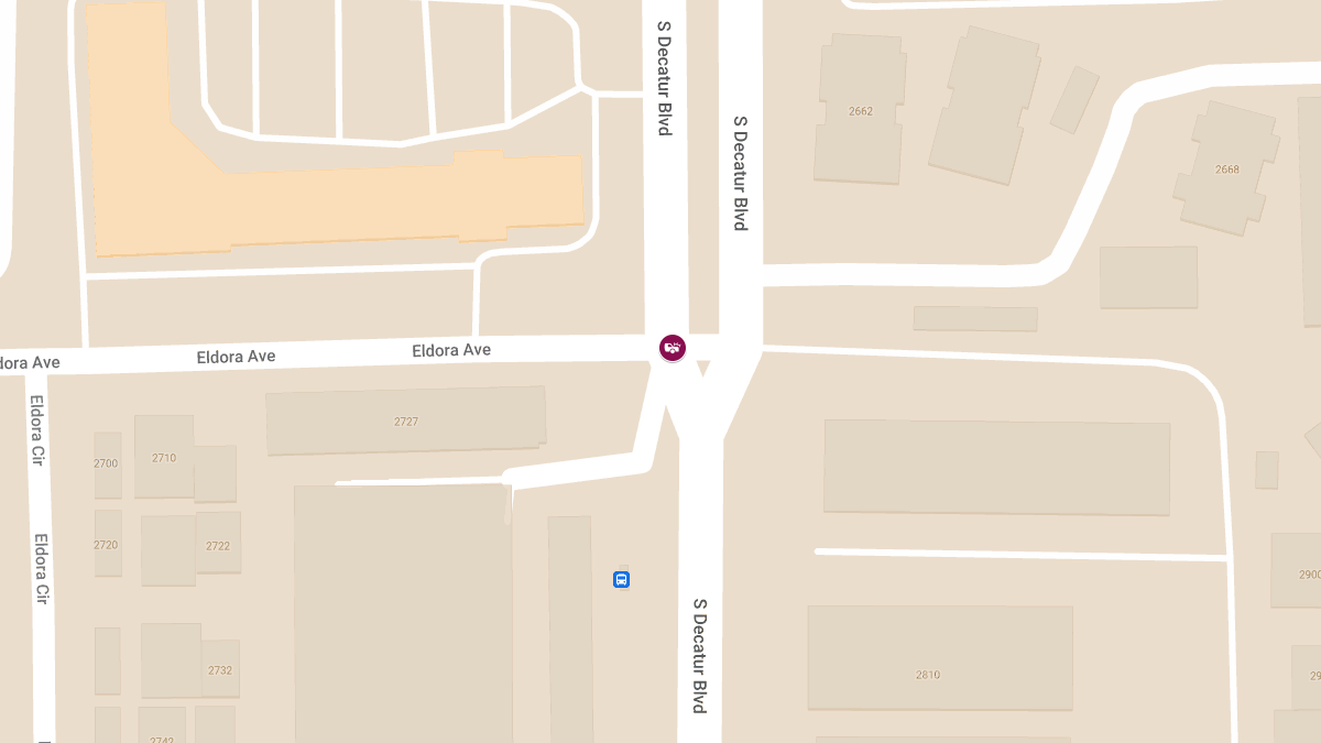 Collision at S Decatur Blvd & Eldora Ave Causes Injuries