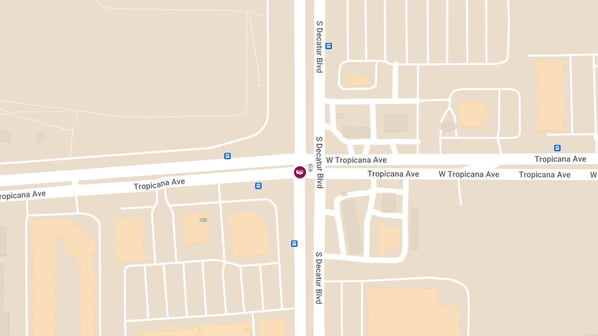 Collision at S Decatur Blvd & W Tropicana Ave Results in Injuries