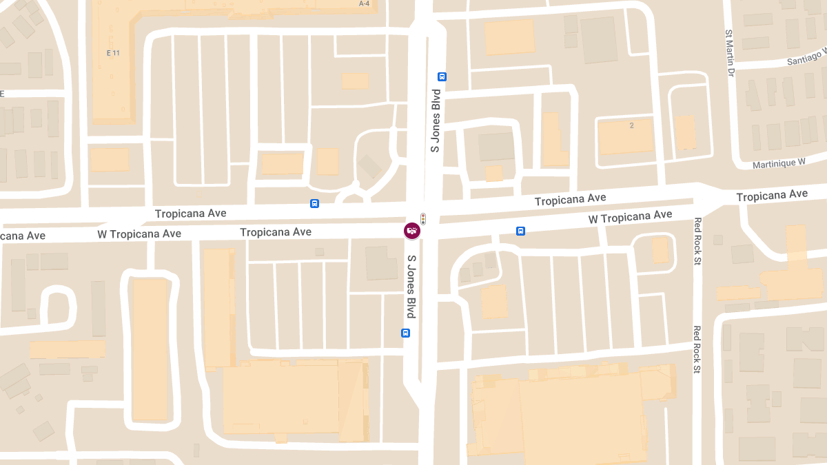 Collision at S Jones Blvd & W Tropicana Ave Leads to Injuries