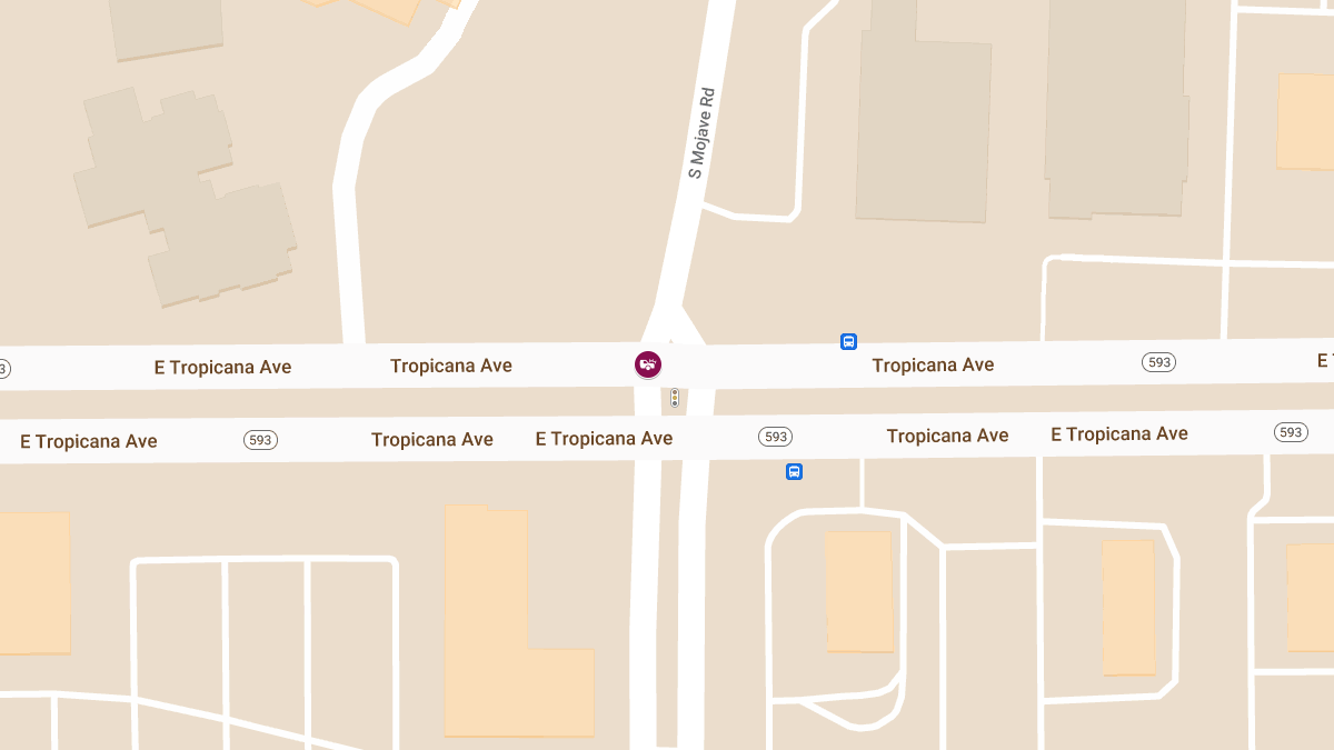 Collision at S Mojave Rd & E Tropicana Ave Results in Injuries