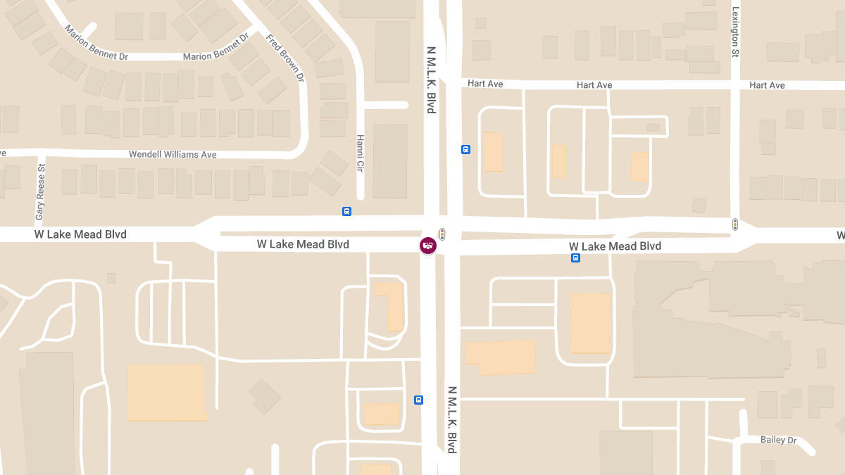 Collision at W Lake Mead Blvd & N Martin L King Blvd Causes Injuries