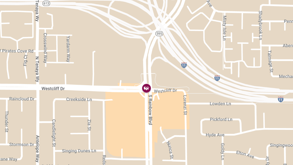 Collision at Westcliff Dr & N Rainbow Blvd Leads to Injuries