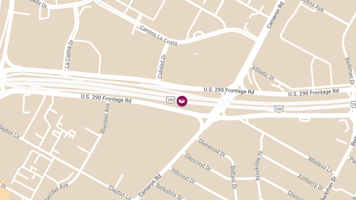 Collision on E US 290 Hwy Svrd EB Causes Injuries