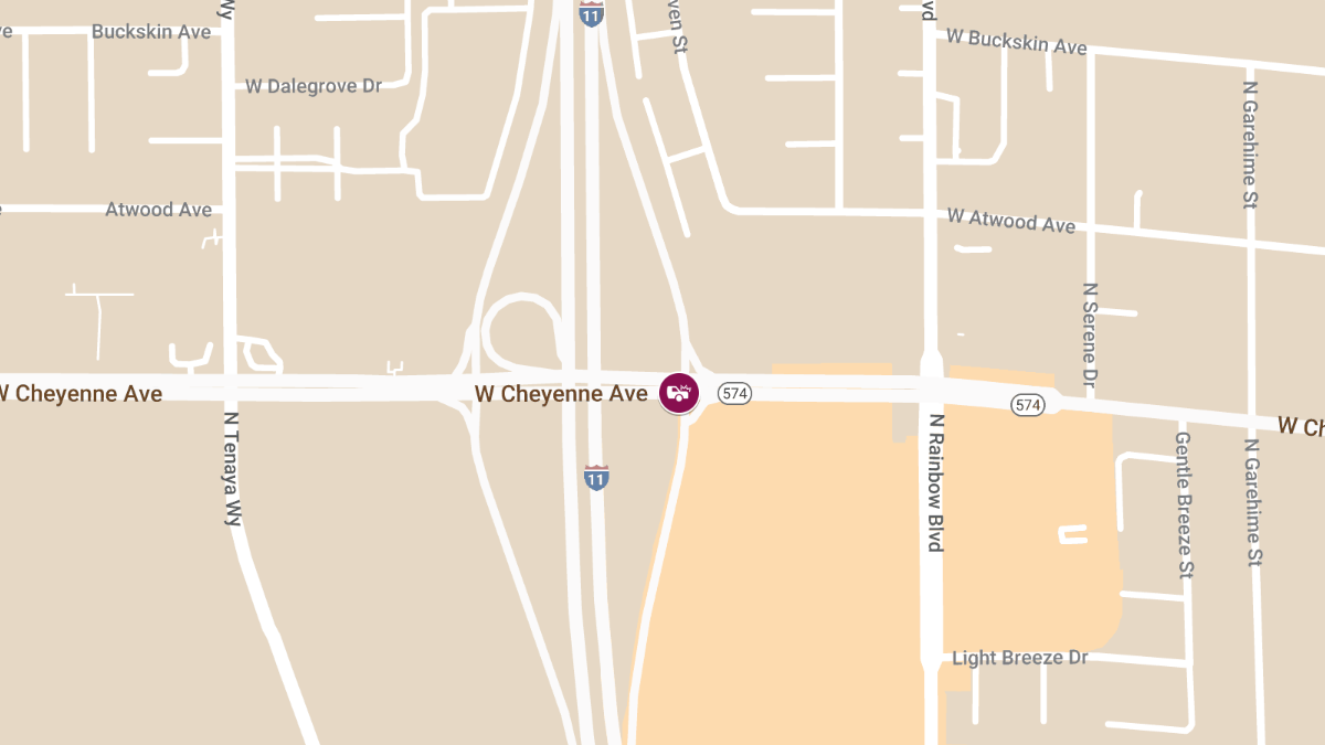 Collision on IR11 NB Offramp at Cheyenne Ave Results in Injuries