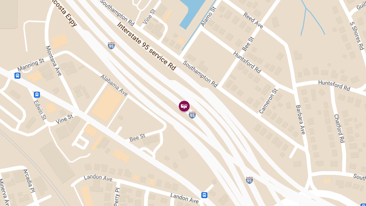 Collision with Injuries Blocks Left Lane on I-95 SB at MM362