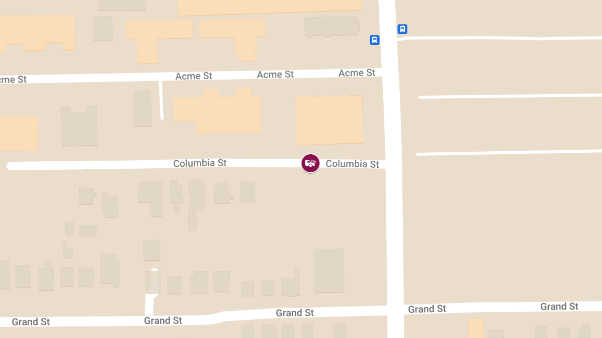 Collision with Injuries Reported on Columbia St
