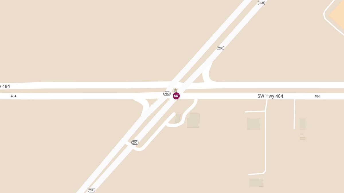 Collision with Injuries and Roadblock at SW Highway 200 & CR-484
