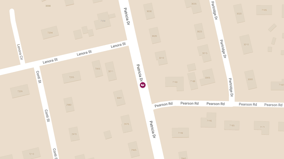 Collision with Injuries and Roadblock on Patricia Dr