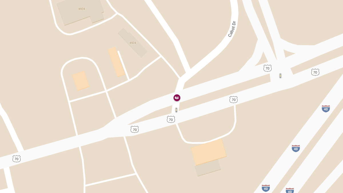 Collision with Injuries at Charlotte Pike & Cabot Dr