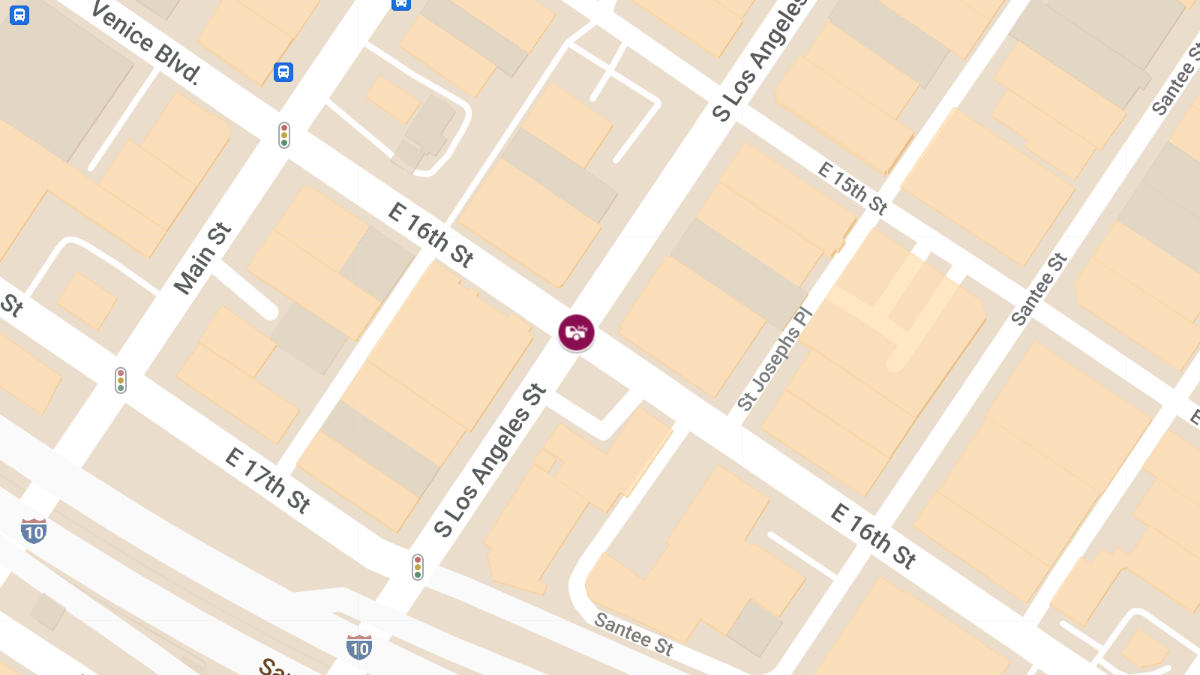 Collision with Injuries at E 16th St & S Los Angeles St 