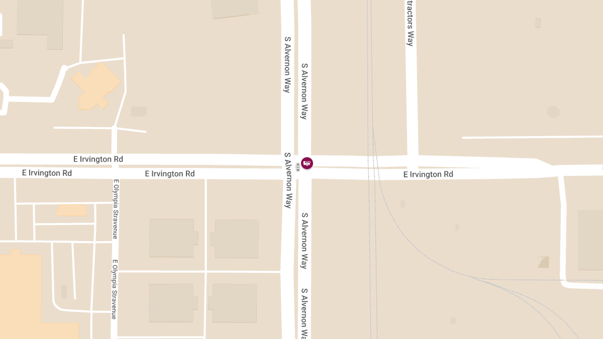 Collision with Injuries at E Irvington Rd & S Alvernon Wy