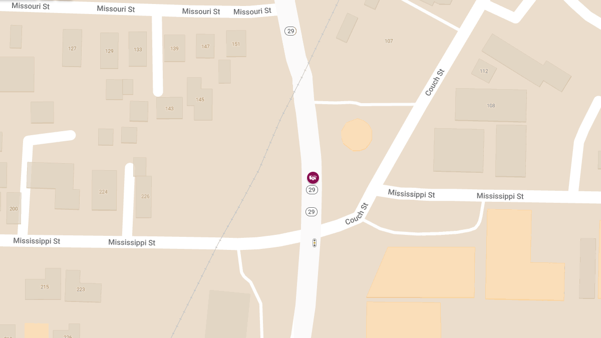 Collision with Injuries at Mile 4.9 on State Rte 29 N