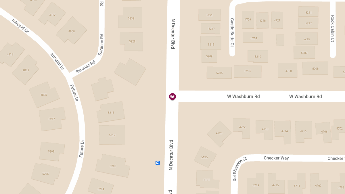 Collision with Injuries at N Decatur Blvd & W Washburn Rd