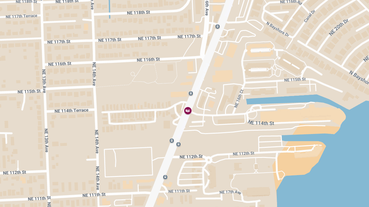 Collision with Injuries at NE 114th St & Biscayne Blvd