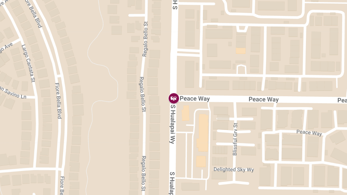 Collision with Injuries at Peace Way & S Hualapai Way