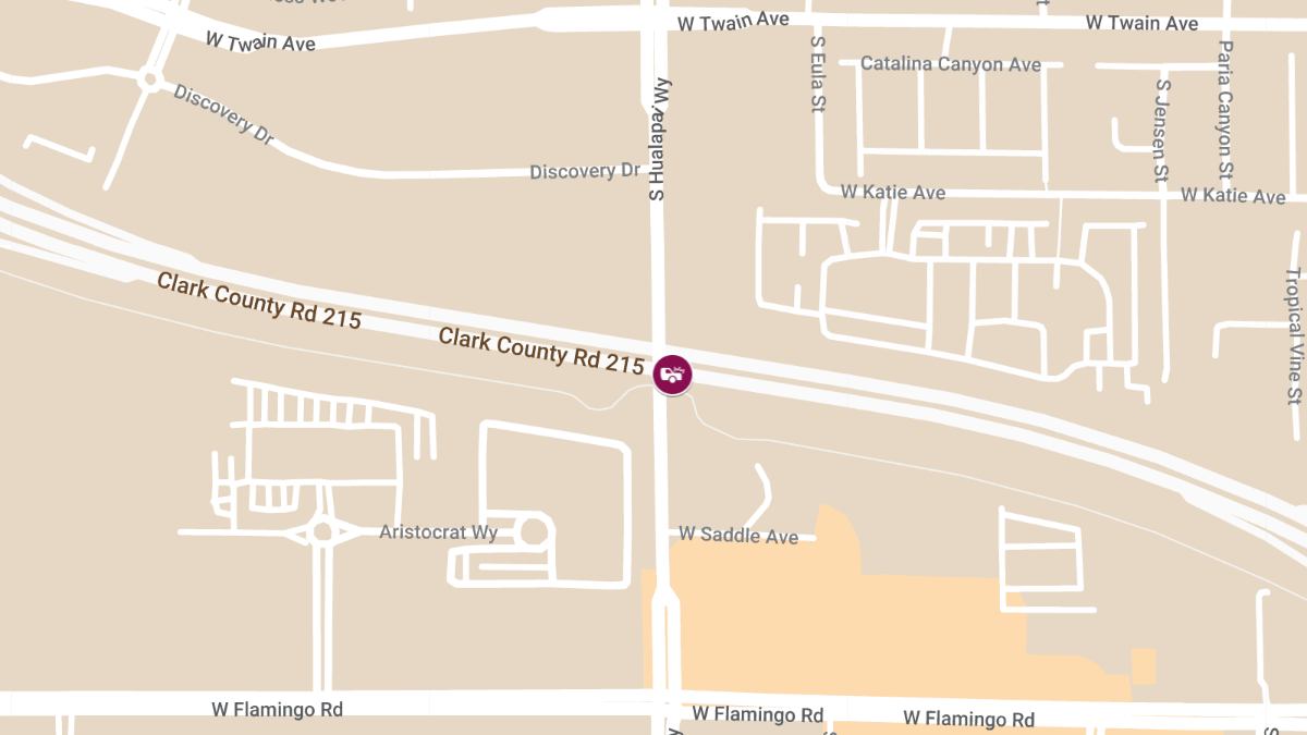 Collision with Injuries at S Hualapai Way & S CC 215