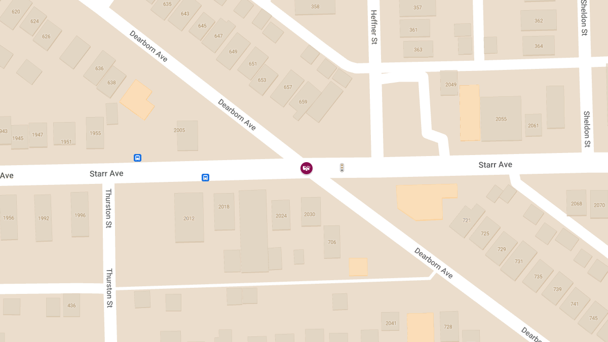Collision with Injuries at Starr Ave & Dearborn Ave