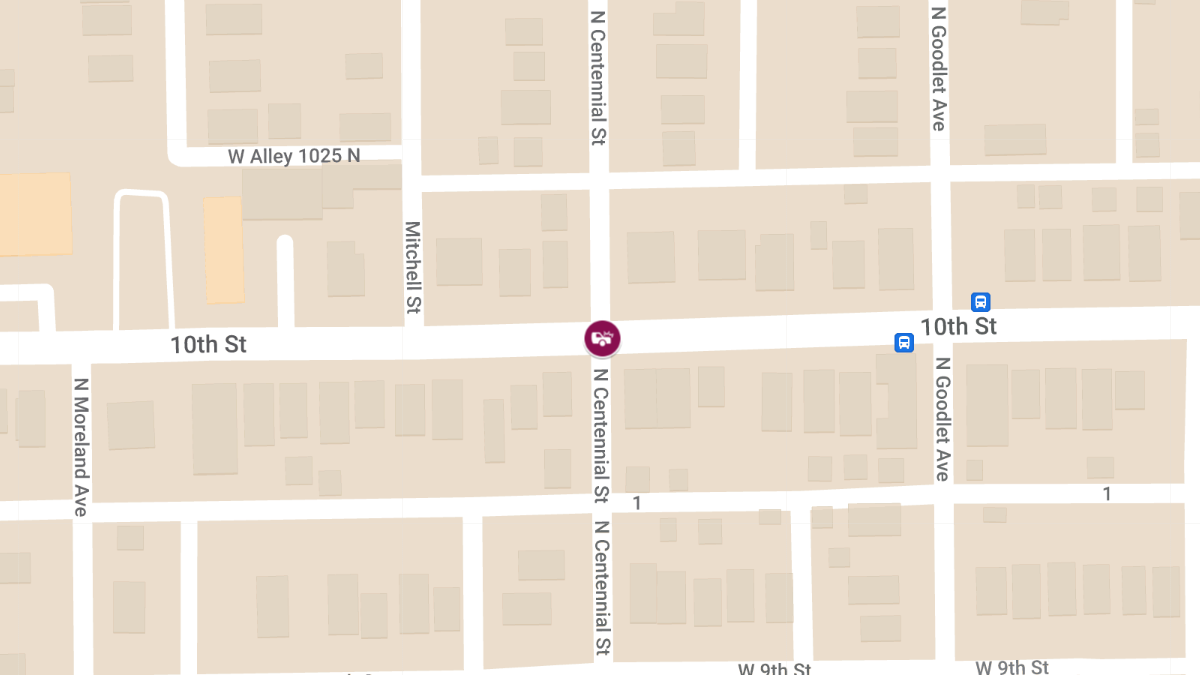 Collision with Injuries at W 10th St & N Centennial St