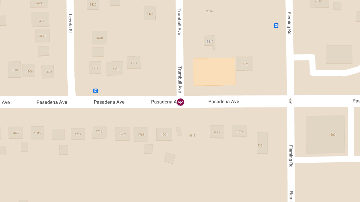 Collision with Injuries at W Pasadena Ave & Trumbull Ave